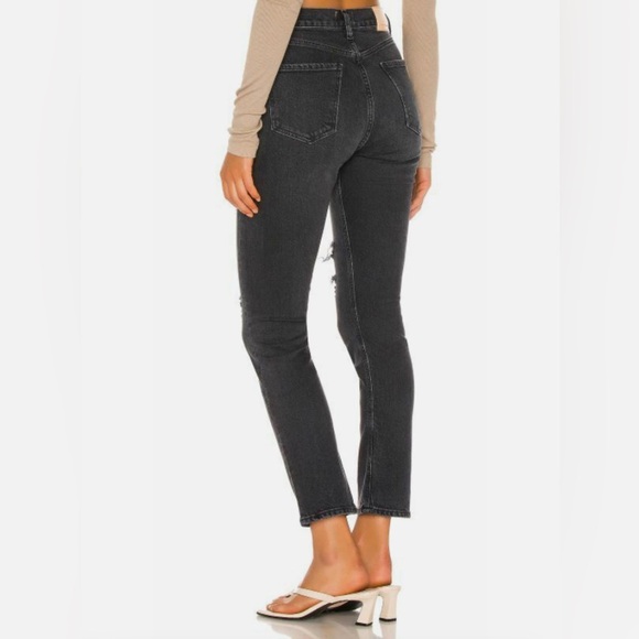 CITIZENS OF HUMANITY Charlotte Hi-Rise Straight Distressed 29 - Picture 3 of 12